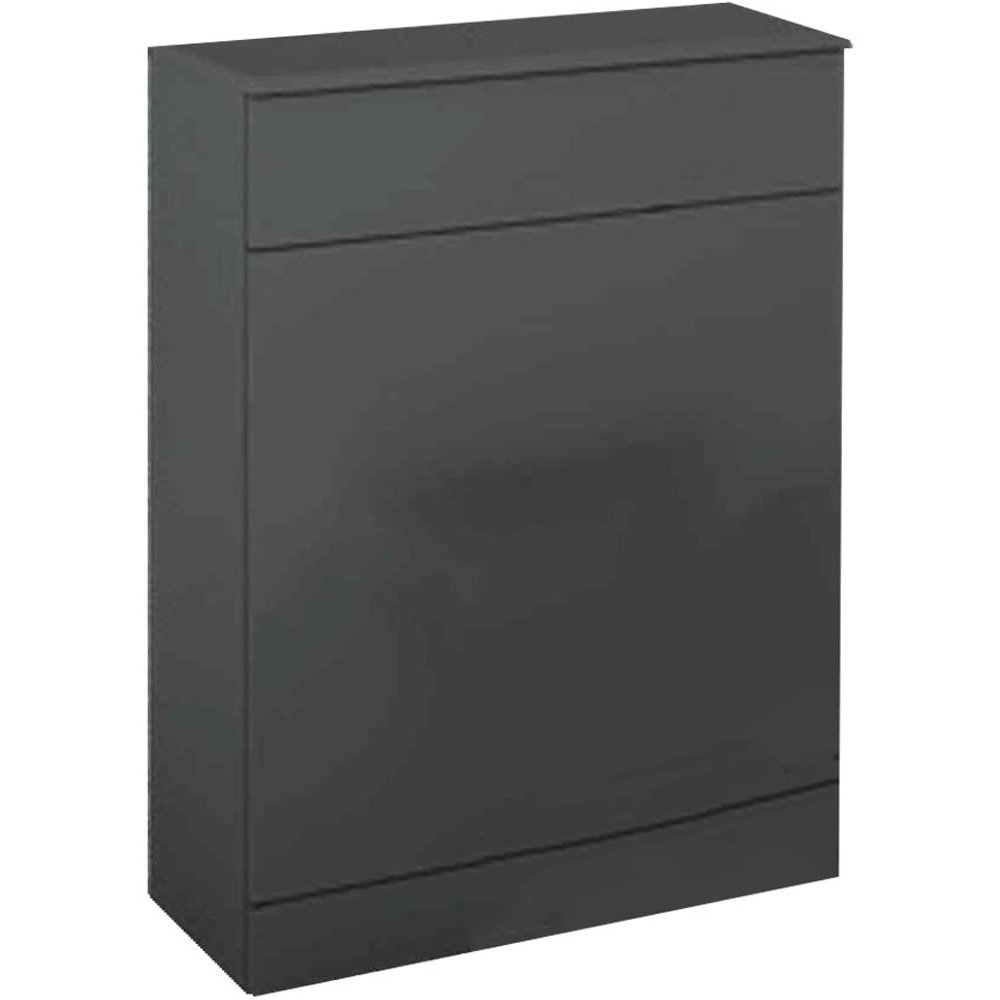 Frontline Aquatrend Back To Wall WC Unit – 600mm Wide - Anthracite
