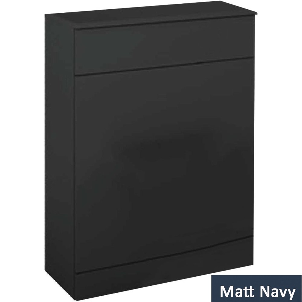 Frontline Aquatrend Back To Wall WC Unit – 600mm Wide - Matt Navy