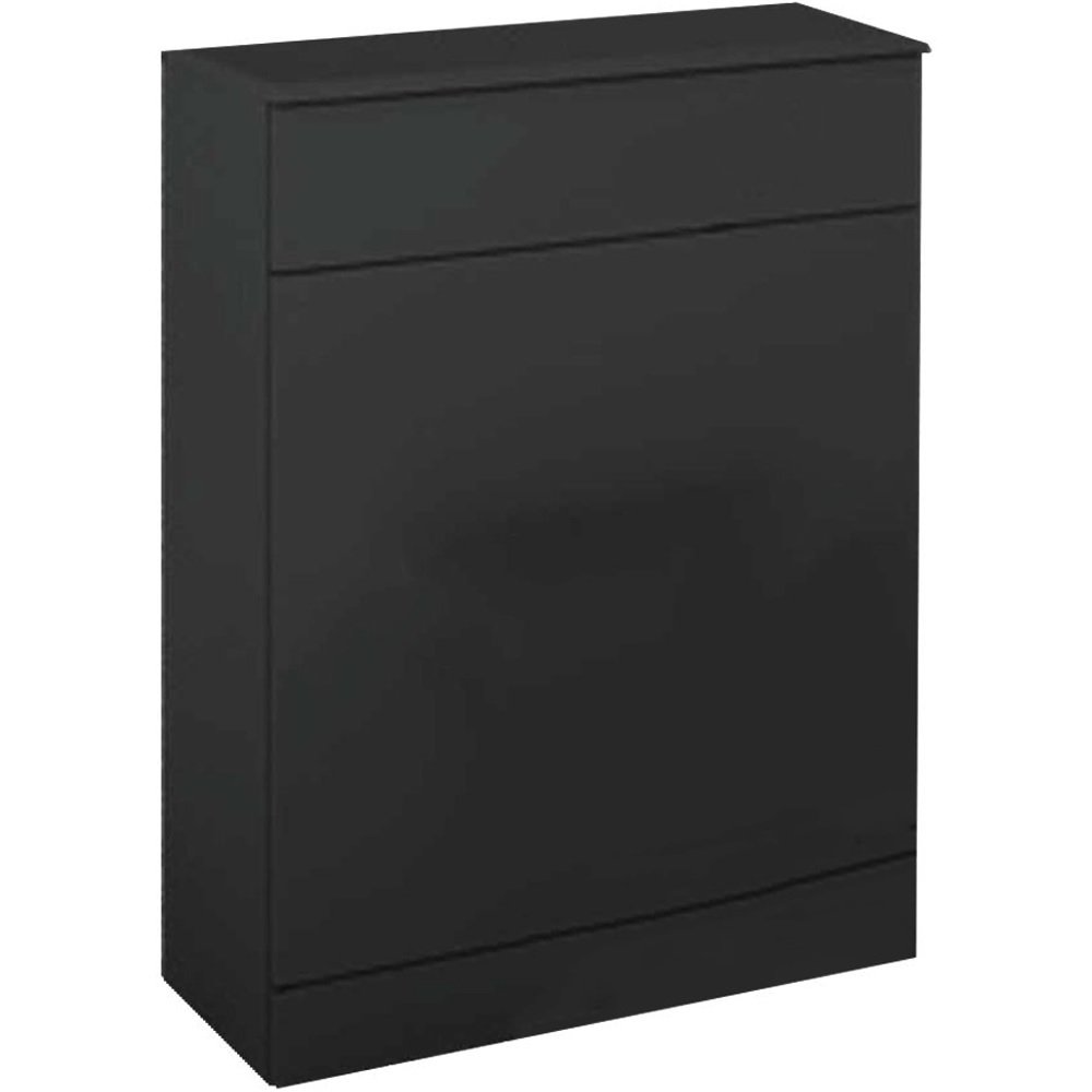 Frontline Aquatrend Back To Wall WC Unit – 600mm Wide - Carbon Black Matt