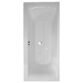 Frontline Oporto Tungstenite Acrylic Rectangular Double Ended Bath - White