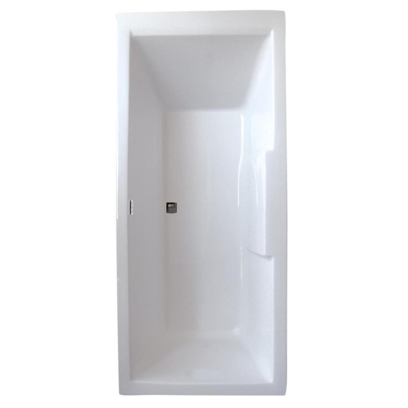 Frontline Legend Rectangular Single Ended Bath – White - 1600mm X 700mm