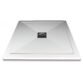 Frontline Slimline Square Shower Tray With Waste - White