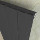 Frontline Vetta Vertical Designer Radiator - Textured Black - Image 2