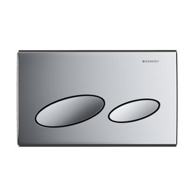 Geberit Kappa20 Dual Flush Plate - Gloss Chrome
