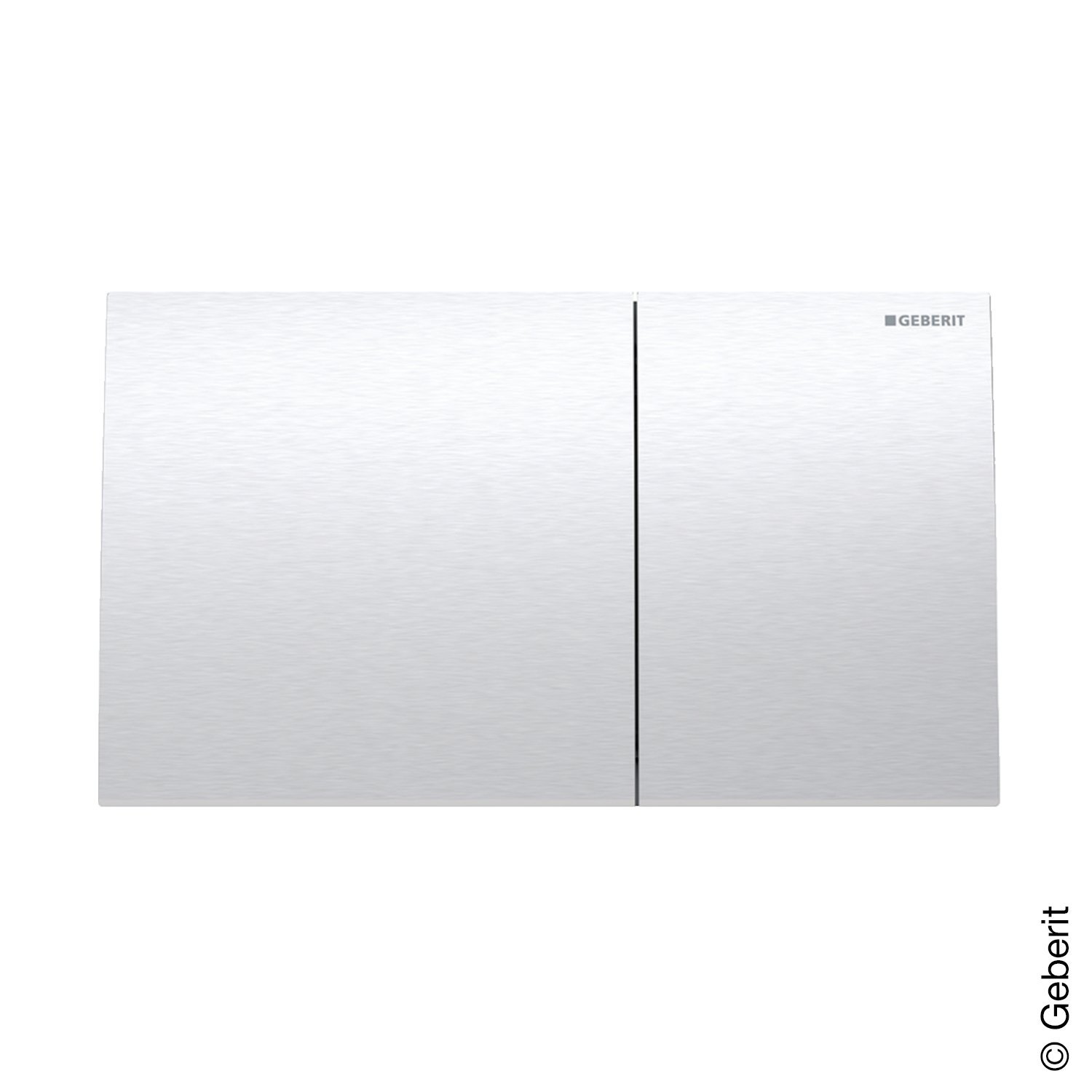 Geberit Sigma70 Dual Flush Plate – 250mm Wide - Brushed Stainless Steel