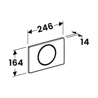 Geberit Sigma10 Single Flush Plate - Image 2