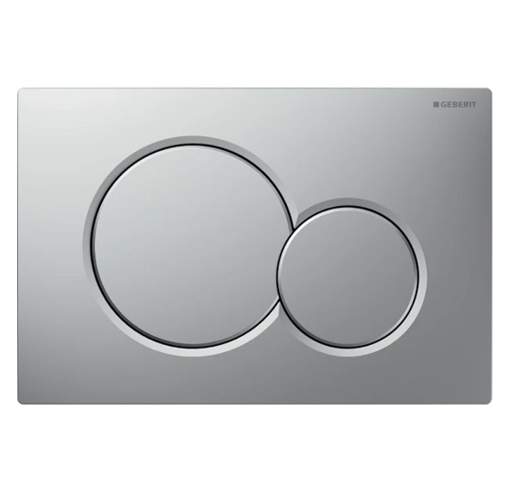 Geberit Sigma01 Dual Flush Plate - Matt Chrome