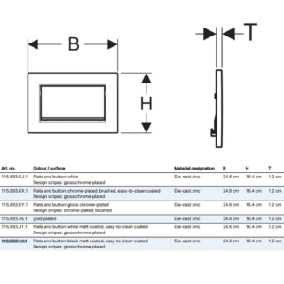 Geberit Sigma30 Single Flush Plate - Image 2