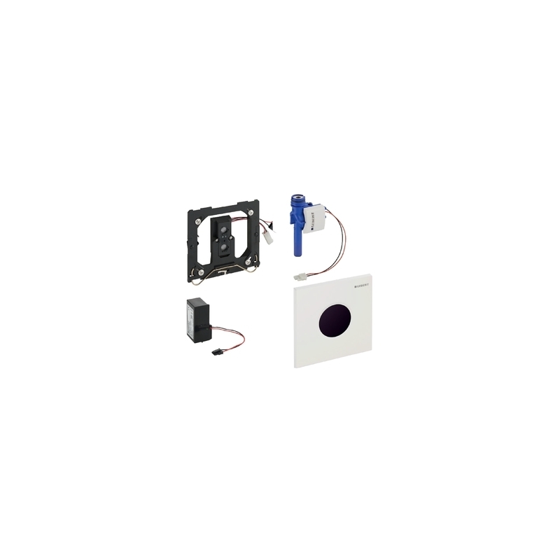 Geberit Sigma01 Touchless Urinal Mains Powered Flush Plate - Matt Chrome