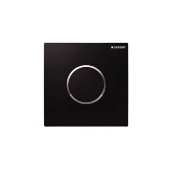 Geberit Sigma10 Touchless Mains Powered Urinal Flush Plate - Black
