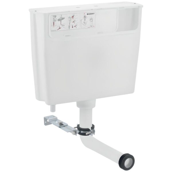 Geberit Low Height Furniture Cistern With Pneumatic Actuation - White