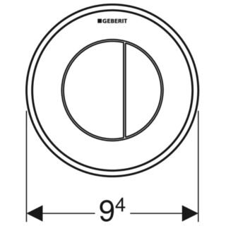 Geberit Typ10 Toilet Flush Button - Image 2