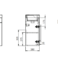 Roper Rhodes Esta 1 Door Wall Hung Vanity Unit With Basin - 450mm Wide - Image 2