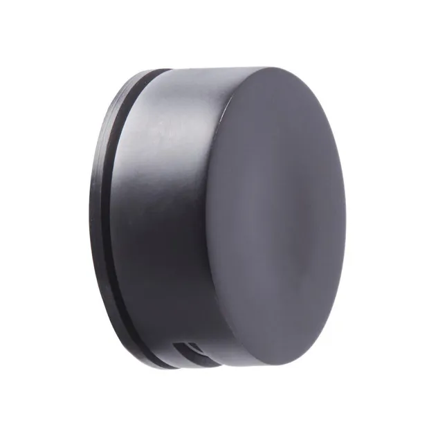 Roper Rhodes Smartflow Round Overflow Bath Filler - Matt Black