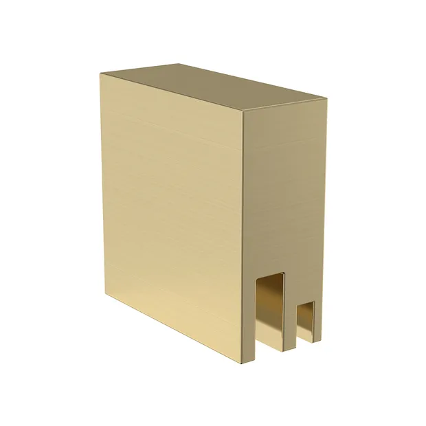 Roper Rhodes Smartflow Square Overflow Bath Filler - Brushed Brass
