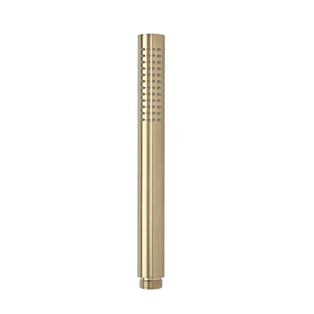 Roper Rhodes Round Microphone Shower Handset - Brushed Brass