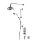 Roper Rhodes Cranborne Triple Function Concealed Shower System - Chrome