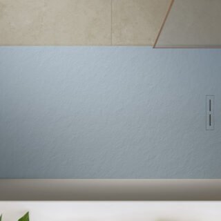 Acquabella Alma Slate Rectangular Shower Tray - Blanco - Image 5