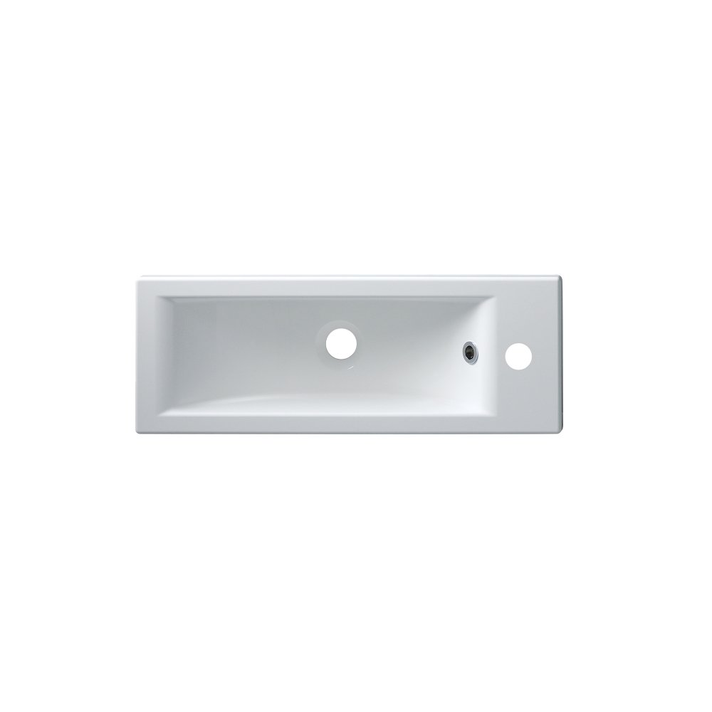 Calypso Finesse Slimline Inset Basin – 1 RH TH – White - 600mm