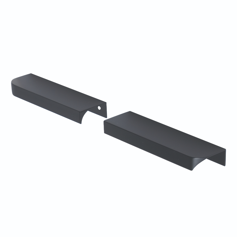 Calypso Barretos Two Piece Furniture Handle - Black