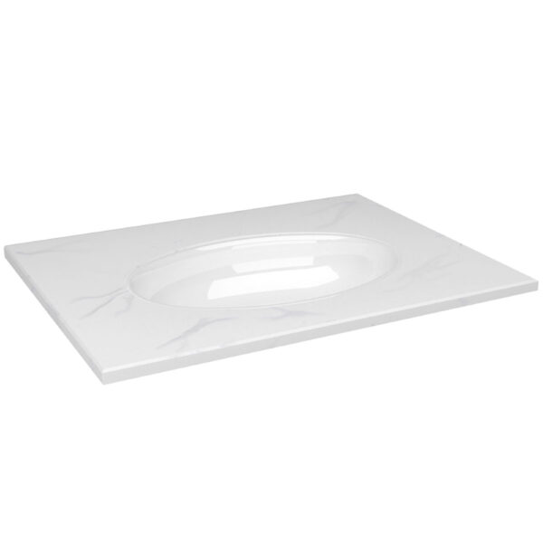 Calypso Aura Under Counter Basin - 605mm Wide - No TH