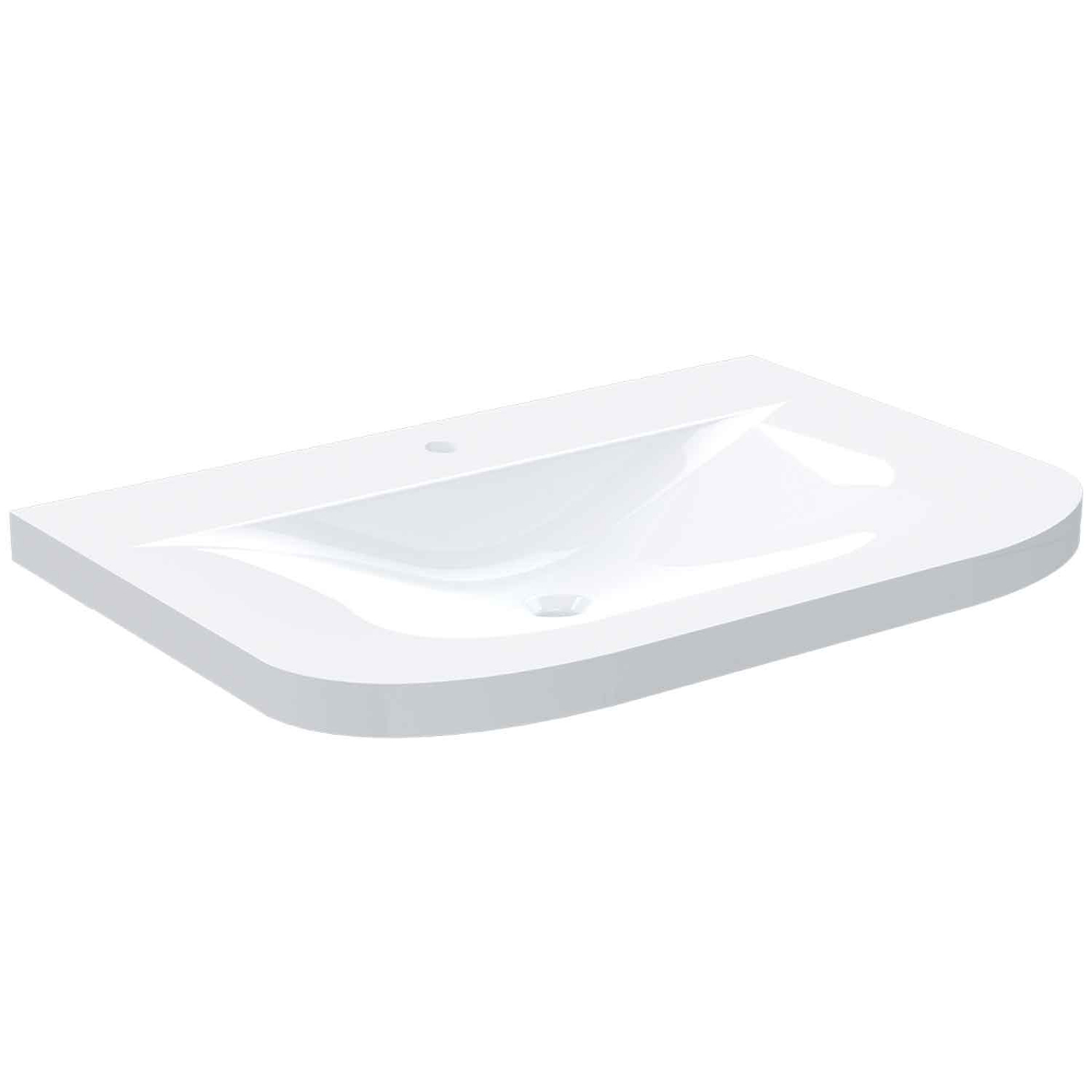 Calypso Allerona Cast Vanity Basin – 1 TH – White - 800mm