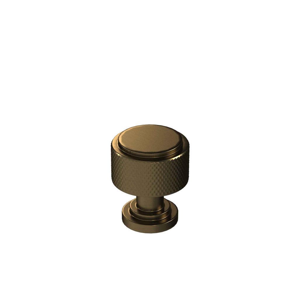 Calypso Furnas Knurled Knob Furniture Handle - Brushed Brass