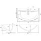 Calypso Art Semi Recessed Basin - 1 TH - Image 2