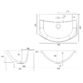 Calypso Art Semi Recessed Basin - 1 TH - Image 3