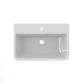 Calypso Elan Semi Recessed Basin - 1 TH - White
