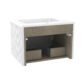 Calypso Minori 1 Drawer Wall Hung Vanity Unit With Matt White Basin - 600mm Wide - Image 2