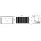 Calypso Minori 1 Drawer Wall Hung Vanity Unit With Matt White Basin - 600mm Wide - Image 5