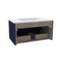 Calypso Minori 1 Drawer Wall Hung Vanity Unit With Matt White Basin - 800mm Wide - Image 4