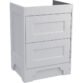 Calypso Chelworth 2 Drawer Floor Standing Vanity Unit With Storm Grey Basin - 600mm Wide - 1 TH