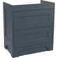 Calypso Chelworth 2 Drawer Floor Standing Vanity Unit With Storm Grey Basin - 800mm Wide - 1 TH