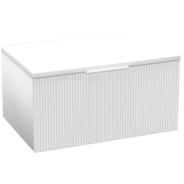 Calypso Tesima Fluted 1 Drawer Wall Hung Complement Unit - 700mm Wide