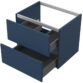 Calypso Isla 2 Drawer Wall Hung Vanity Unit With Grey Terrazzo Worktop And White Basin - 600mm Wide - Image 10