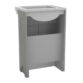 Calypso Chelworth 2 Door Floor Standing Vanity Unit With Basin - 550mm Wide -1 TH - Image 3