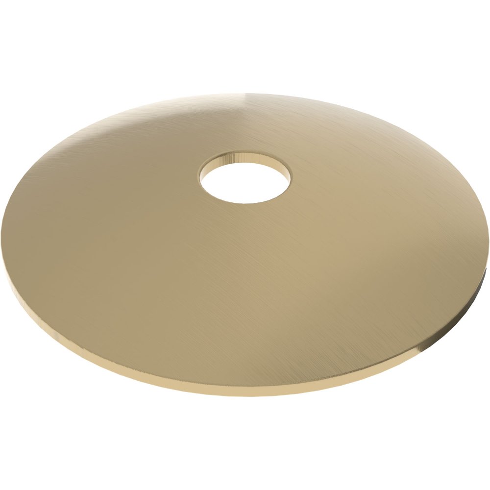 Calypso Toilet Seat Hinge Cover Caps - Brushed Brass