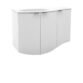 Calypso Casella 1 Door And 2 Drawer Wall Hung Vanity With Orta White Glass Basin - 1040mm Wide - 1 TH