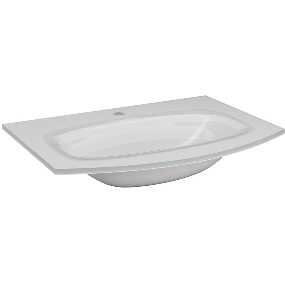 Calypso Orta Vanity Basin – 700mm Wide – 1 TH - White