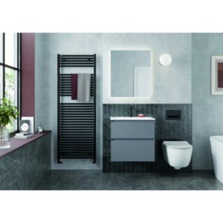 Tissino Mozzano 2 Drawer Wall Hung Vanity Unit With Catina Basin - 500mm - Image 5