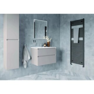 Tissino Mozzano 2 Drawer Wall Hung Vanity Unit With Catina Basin - 500mm - Image 6