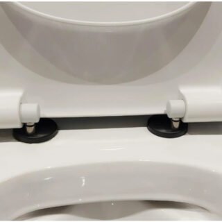 Tissino Nerola Rimless Comfort Height Toilet With Cistern And Seat, Left Hand Cutout, Hinges - Image 5