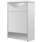 Calypso Brecon 2 Door Floor Standing Slimline Vanity Unit With Art Cast Marble White Basin - 550mm Wide - 1 TH - RH - Image 2