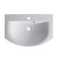 Calypso Brecon 2 Door Floor Standing Vanity Unit With Art Cast Marble White Basin - 650mm Wide - 1 TH - Image 3