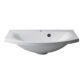 Calypso Brecon 2 Door Floor Standing Vanity Unit With Art Cast Marble White Basin - 650mm Wide - 1 TH - Image 4