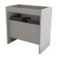Calypso Brecon 2 Drawer Floor Standing Vanity Unit With Calypstone Aura Cirrus White Basin - 800mm Wide - No TH - Image 4