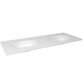 Calypso Brecon 4 Door Floor Standing Vanity Unit With Calypstone Aura Cirrus White Double Basin - 1200mm Wide - No TH - Image 3