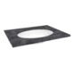 Calypso Bowland 2 Drawer Wall Hung Vanity Unit With Calypstone Aura Storm Grey Basin - 600mm Wide - No TH - Image 3